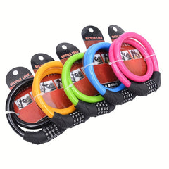 4 Digit Combination Lock Portable Anti-Theft for Mountain Bike