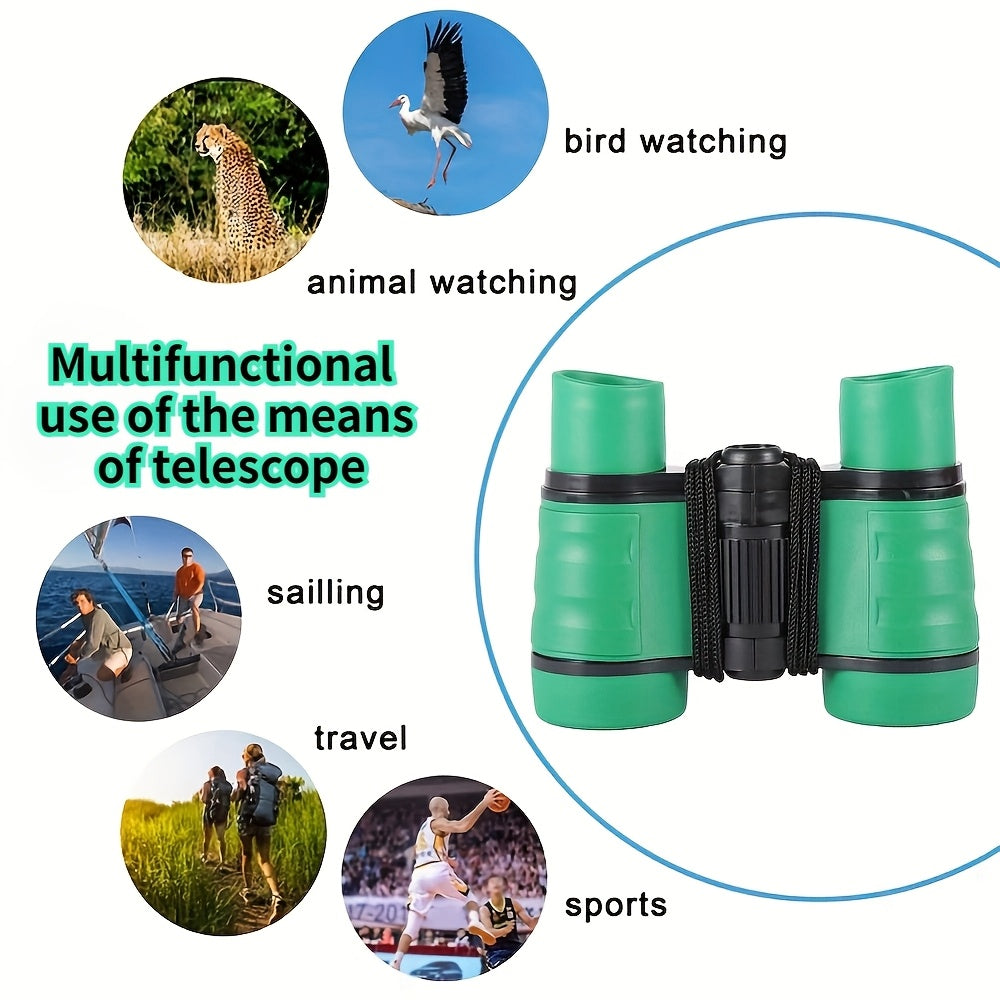 Shock Resistant Binoculars Set for Bird Watching and Hiking