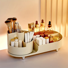 Rotating Cosmetic Storage Box Makeup Brush Lipstick Holder