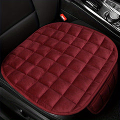 Universal Car Seat Cushion Storage Bag Silicone Bottom Plush Winter Short