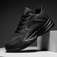 PLUS SIZE Men's Solid Basketball Shoes Comfy Breathable Non Slip Shock Absorptio
