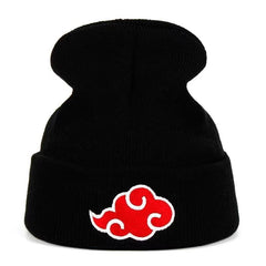Men's Cloud Embroidered Knitted Beanie Anime Hat