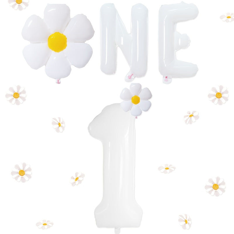 5pcs Daisy Party Decorations Daisy Birthday Party Decorations