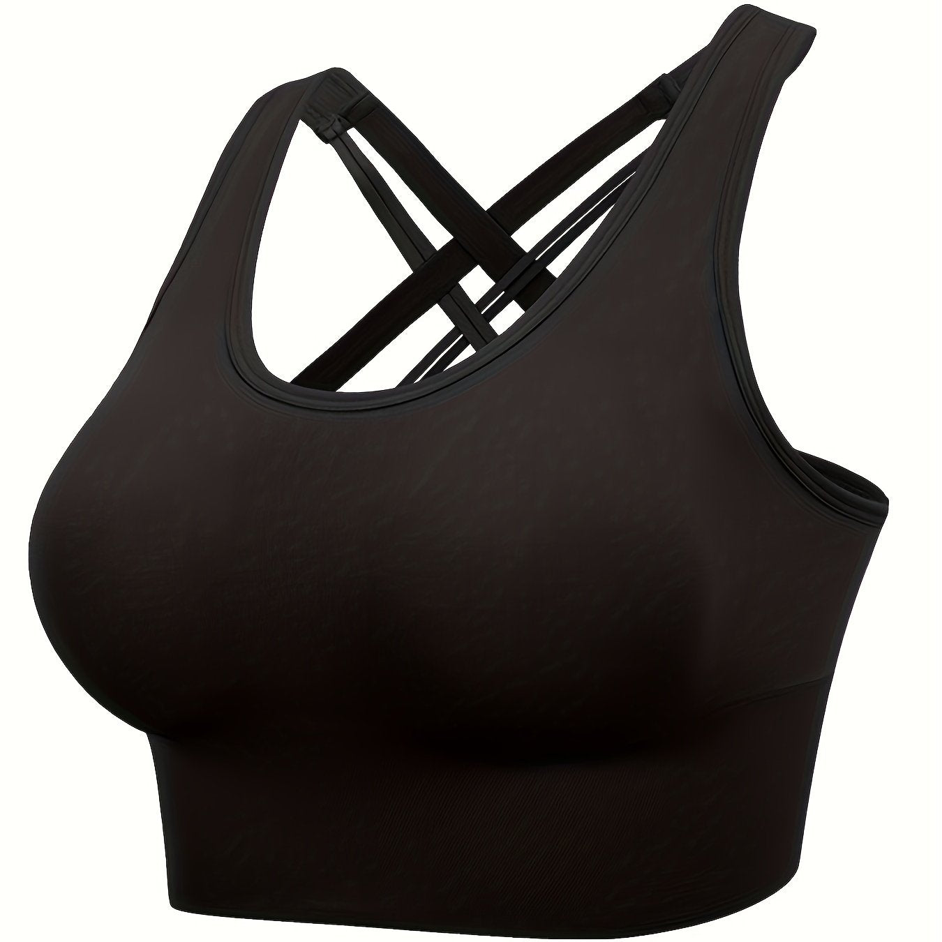 Criss Cross Back Sports Bra Fitness Workout Bra Women's Lingerie