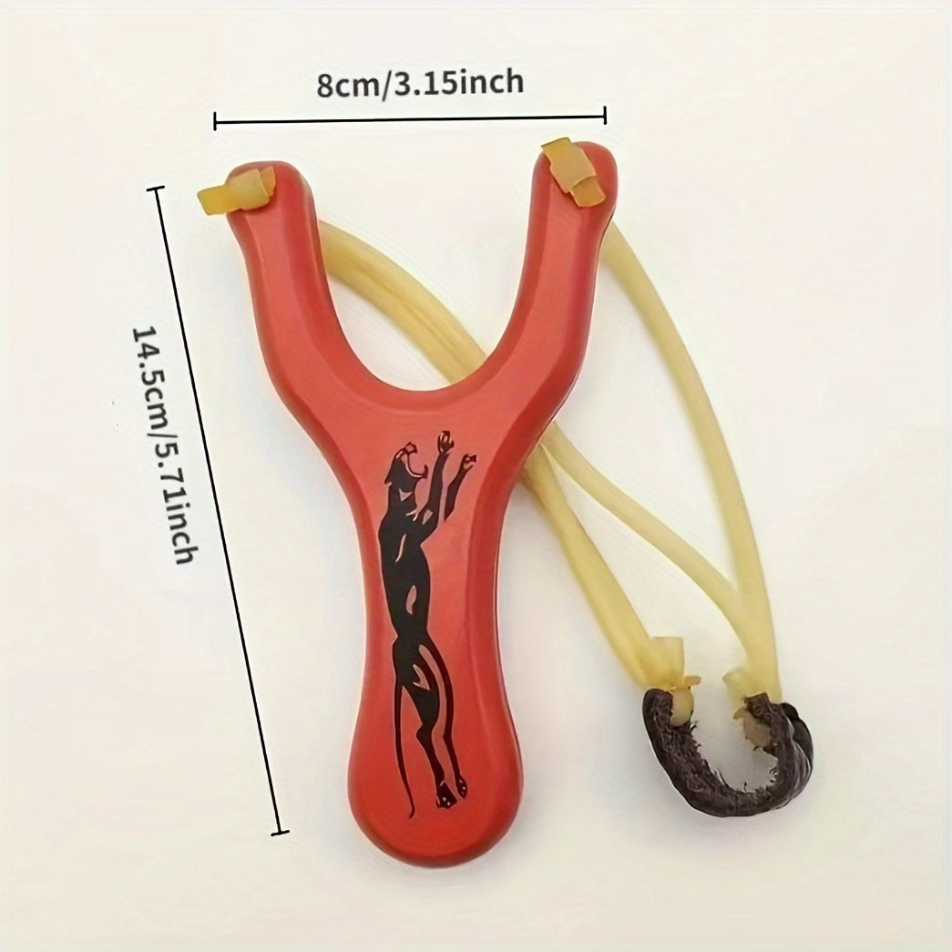 Wooden Slingshot Toy for Outdoor Play