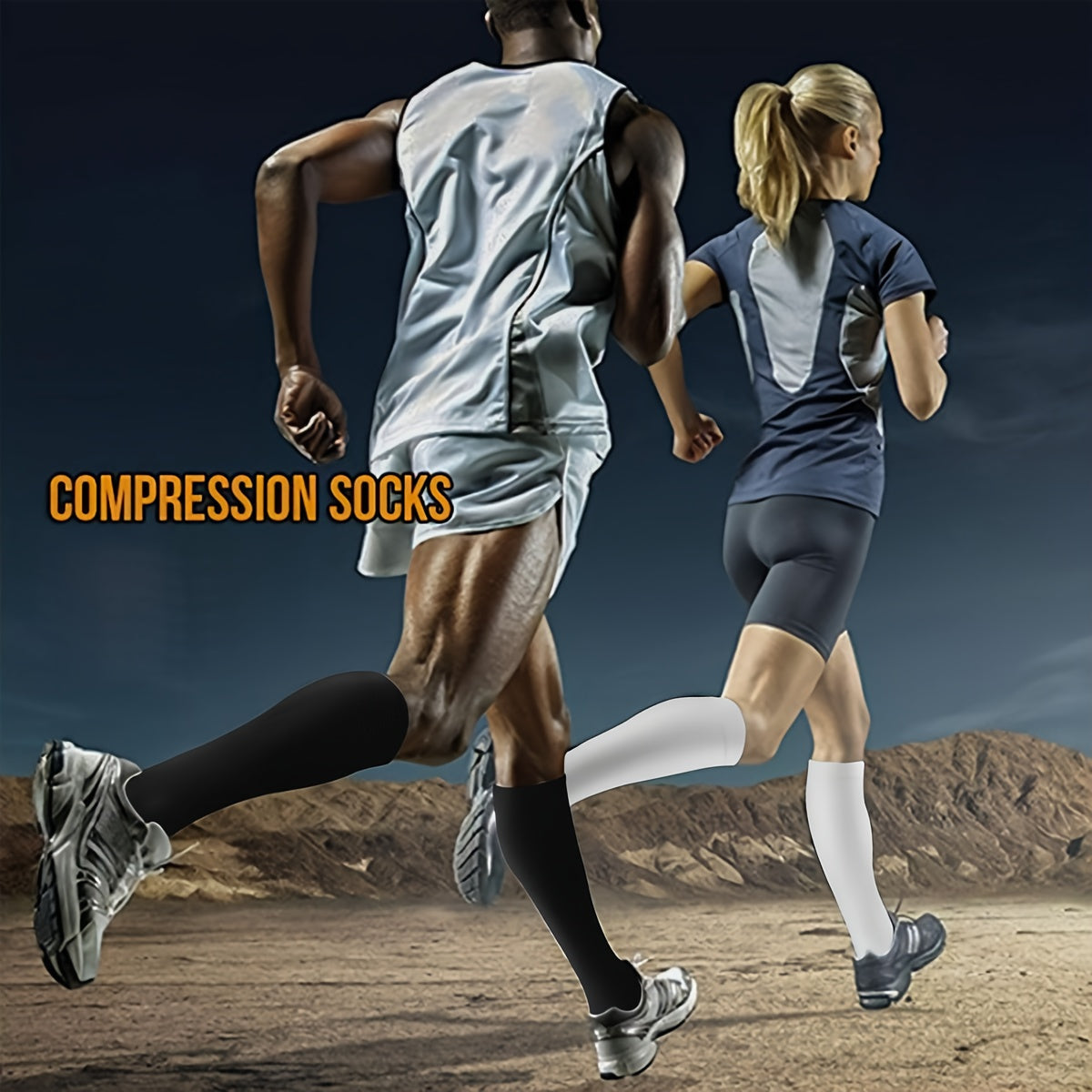 Men's Compression Sport Socks: Sweat-absorbing & Comfy