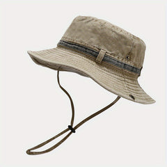 Boonie Hat Washed Cotton Bucket Hat Packable Outdoor Fishing Hat