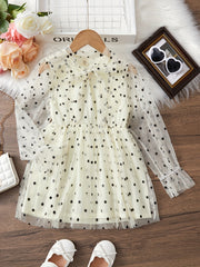 Mesh Dress & Polka Dot Princess Dress