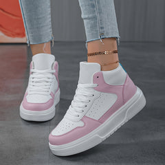 Women's Lightweight Chunky Sneakers - Casual Versatile Skate Shoes