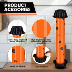 Outdoor Fruit Fly Traps | Indoor Fly Catcher Gnat Mosquito Sticky Fly Trap