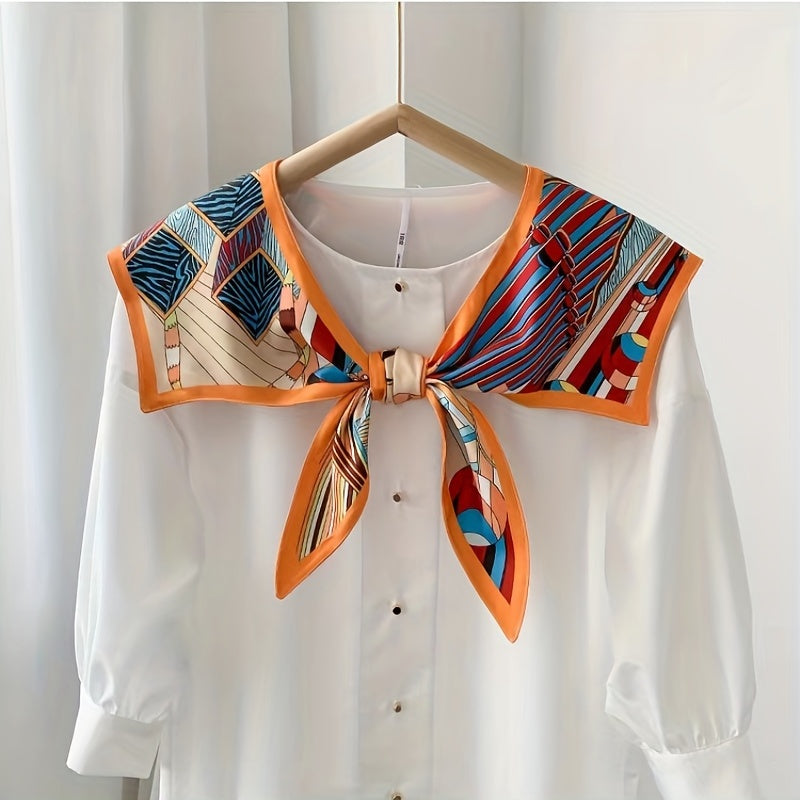 Geometric Pattern Ladies Shawl Shoulder Collar