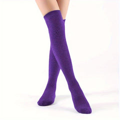 Women's Non-slip Over the Knee Thigh High Socks for Yoga