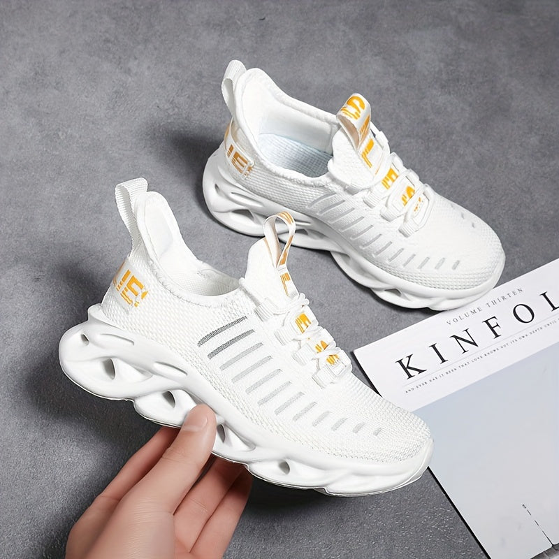 Boy's Blade Type Sneakers Breathable Non Slip Soft Sole Shoes