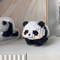 1552pcs Panda Building Blocks Set Colorful 3D Jigsaw Puzzle for Home and Office