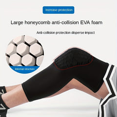 Honeycomb Knee Pad for Basketball Running Protection