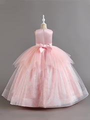 Sparkle Formal Dress For Girls Pageant Party Wedding Evening Long Maxi Gown