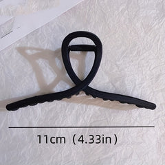 Matte Hair Claw Large Shark Clip For Thick Curly Hair