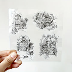 House DIY Silicone Cartoon Stamp