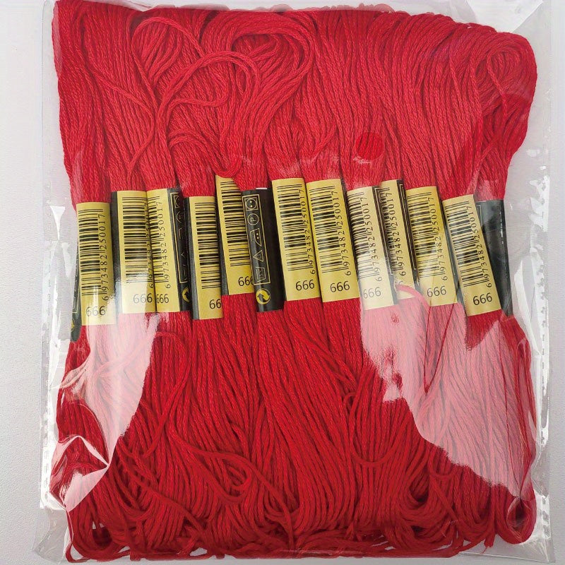 24pcs Cross Stitch Thread Floss Embroidery Thread Cotton Sewing Skeins