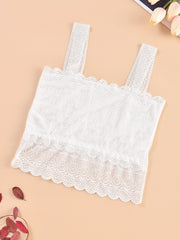 Lace Tank Top Sleeveless Trim Lingerie