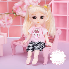 16 Cm BJD Doll Clothes Set, Doll Dress Up Toy Princess Dress Girl Gift