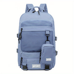 Large Capacity Laptop Schoolbag Mesh Outdoor Hiking Bag