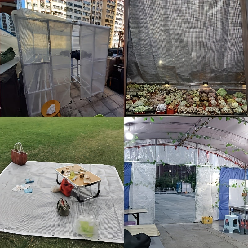 UV Resistant Garden Tarpaulin Waterproof Oilcloth Pet Roof Cover