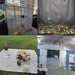 UV Resistant Garden Tarpaulin Waterproof Oilcloth Pet Roof Cover