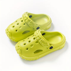 Girls Solid Breathable Clogs Lightweight Anti Slip Indoor Outdoor Shoes