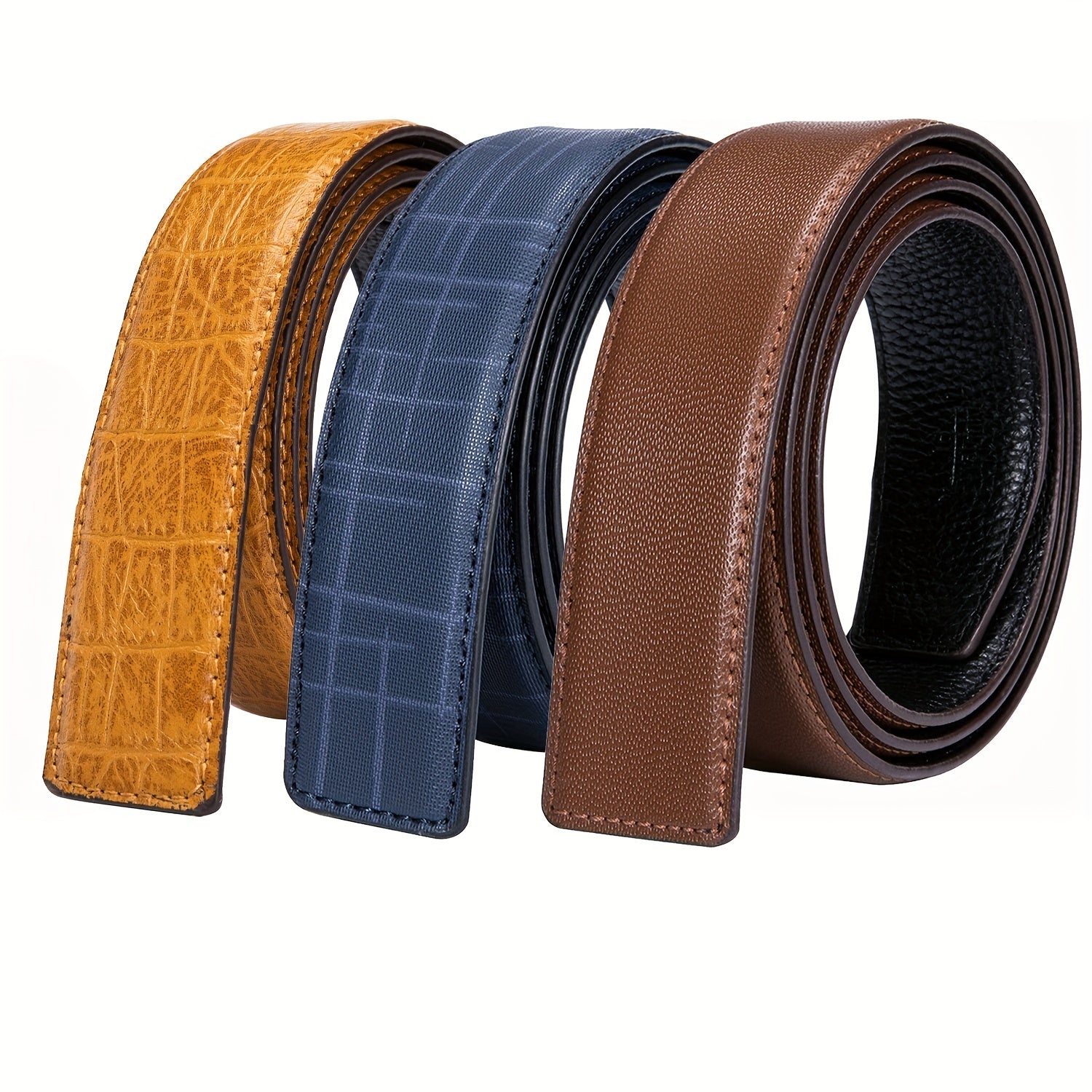 Men's Casual High Leather Belt For Man