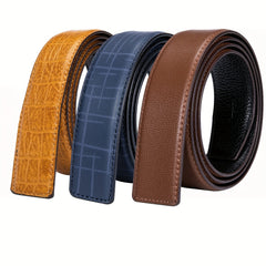 Men's Casual High Leather Belt For Man
