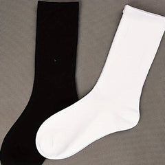 2 Pairs Men's Athletic Cycling Socks Comfortable Crew Sweat Absorbing