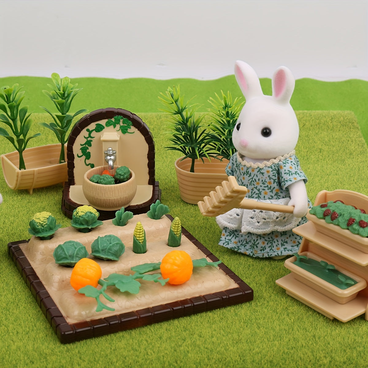 Forest Animal Family Doll House Furniture 1:12 Mini Toy Set for Girl Dolls