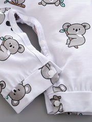Baby's Koala Print Long Sleeve Bodysuit