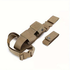 Nylon Leg Pouch Drop Leg Holster Belt Carrier Outdoor Water Bottle Pouch