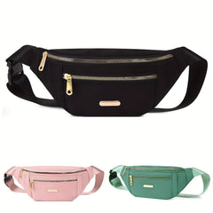 Unisex Laser Waistpack Bright Leather Crossbody Bag