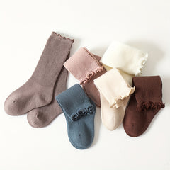 6 Pairs of Knee High Socks for Baby Boys & Girls 0-5T