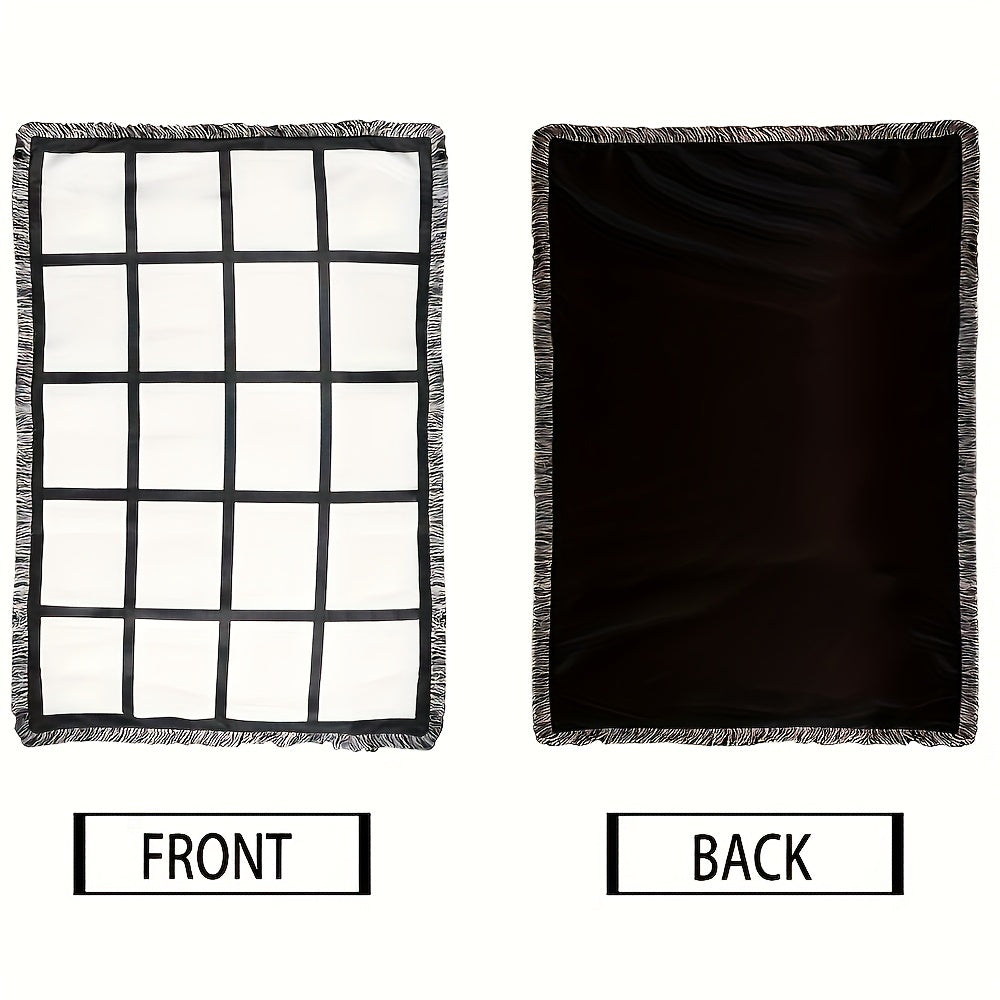 101x152 Sublimation Throw Blanket Heat Press 9 15 20 Grids - Blank