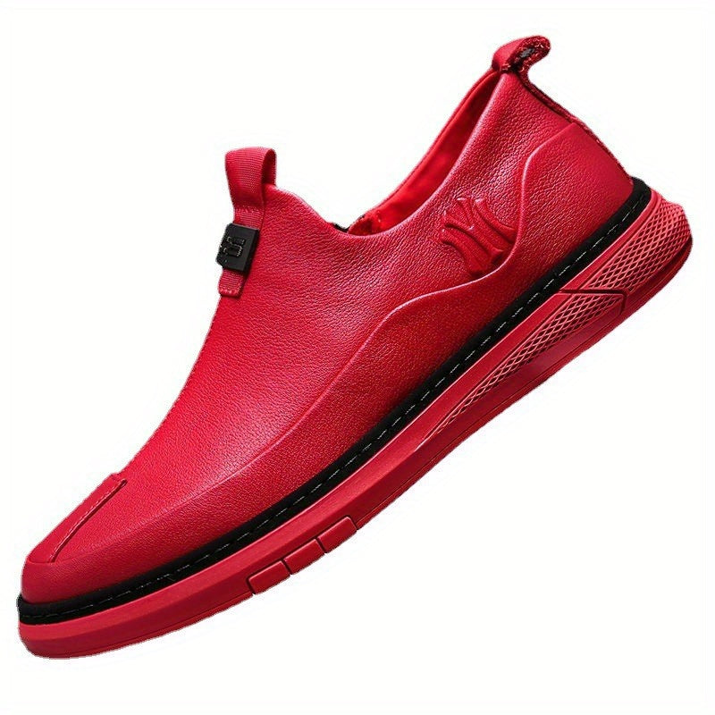 Men's Casual PU Mid Sneakers Outdoor Sports Shoes