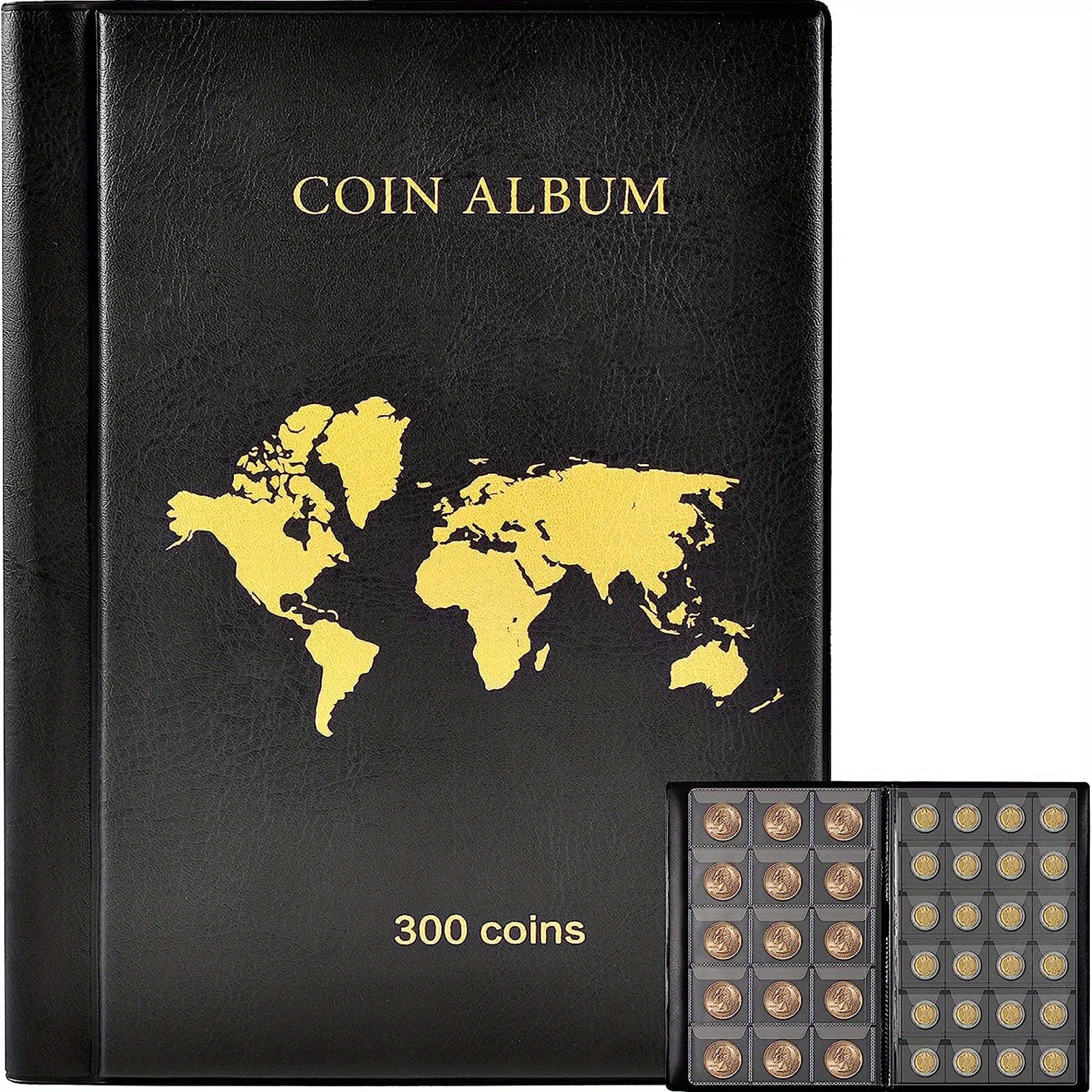 Coin Collection Book Holder Album For Collectors Coins Display