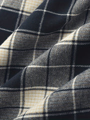 Plaid Print High Rise A Line Skirt With Pockets