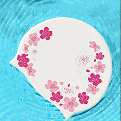 Women's Silicone Swim Cap Large Size Ear Protection