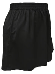 Women's Solid Elastic High Rise Summer Shorts