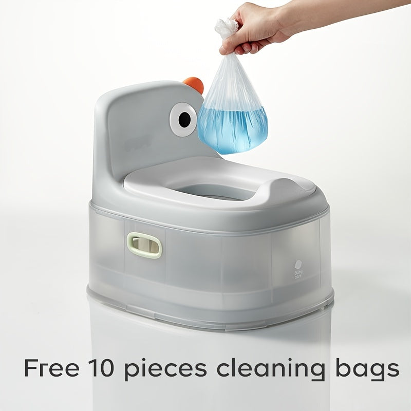 Bc Babycare 3 in 1 Potty Stool Toilet Seat Footstool with 10 Cleaning Bags