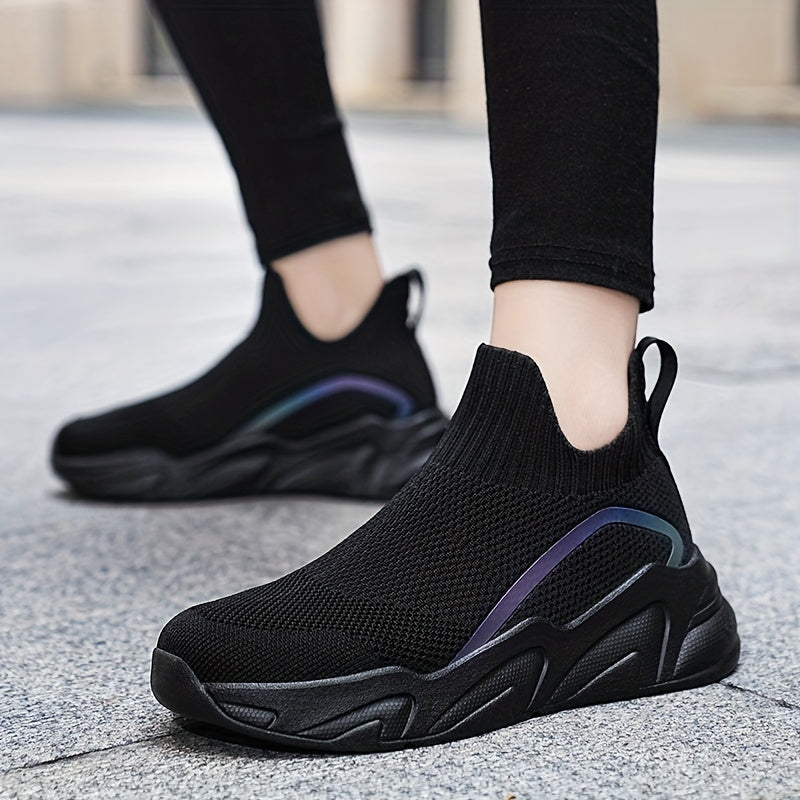 Unisex Sock Slip-on Sneakers Lightweight Breathable Walking Shoes