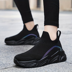 Unisex Sock Slip-on Sneakers Lightweight Breathable Walking Shoes