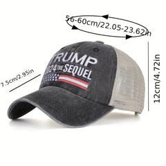 Embroidered Letter Baseball Cap Snapback Hat Sun Hat Mesh Hat