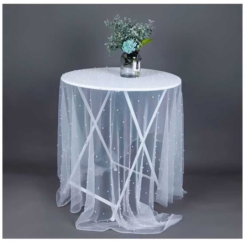 Pearl Yarn Flower Packaging Fairy Yarn With Pearl Bouquet Flower Wrapping