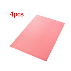 12pcs Cuttable Shelf Liners Washable Moisture-proof Fridge Mats