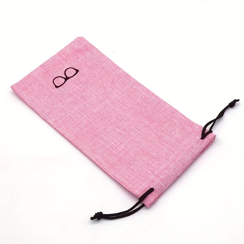 Eyeglass Pouch Elastic Opening Portable Storage Bag Lightweight Glasses Pouch